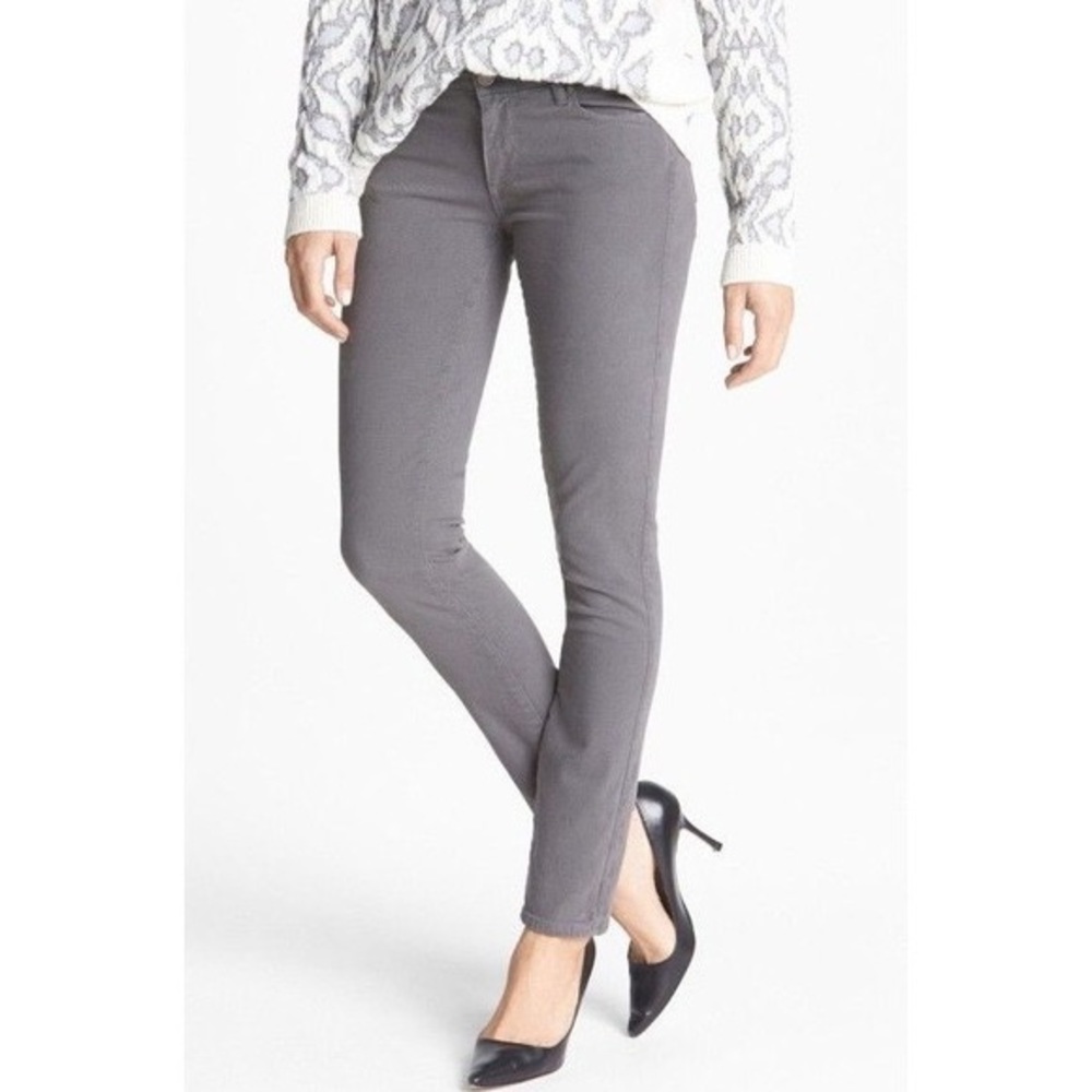 Paige Skyline Skinny Gray pants
